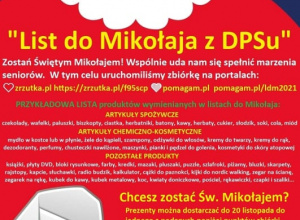 LIST DO MIKOŁAJA Z DPSu - BO POMAGANIE JEST FAJNE.