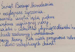 FINAŁ AKCJI - LIST DO MIKOŁAJA Z DPS-u