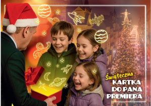 Wizerunek kartki świątecznej do Pana Premiera