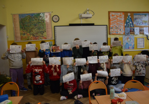 Zdjęcia z przygotowań kartki