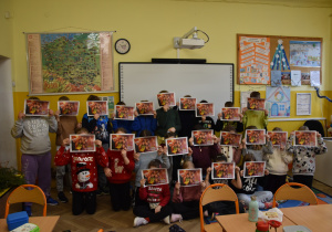 Zdjęcia z przygotowań kartki