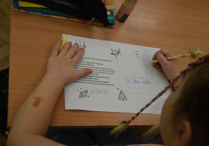 Zdjęcia z przygotowań kartki