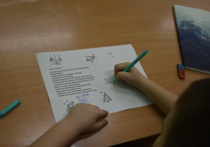 Zdjęcia z przygotowań kartki