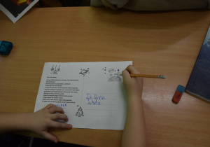 Zdjęcia z przygotowań kartki