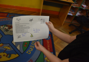 Zdjęcia z przygotowań kartki