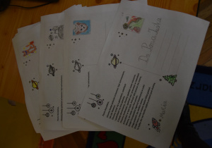 Zdjęcia z przygotowań kartki