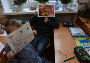 Zdjęcia z przygotowań kartki