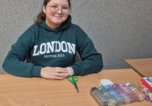 Wolontariusze szkolnej WOŚP.