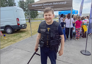 WYCIECZKA DO BAZY WOJSKOWEJ W ŁASKU